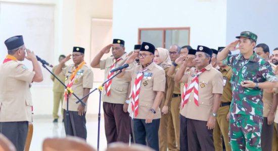 Mabicab Gerakan Pramuka Halmahera Tengah Dilantik, Bupati Pimpin Pembinaan