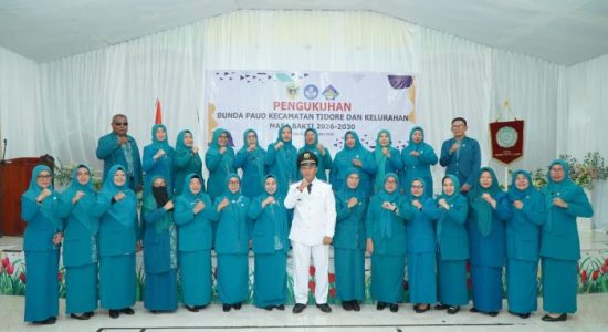 Ketua PKK Kecamatan Tidore Dilantik, Rahmawati Dorong Program Kerakyatan