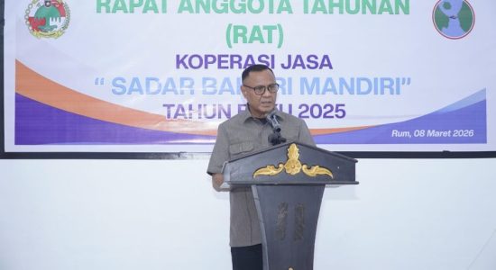 Buka RAT KUD Sadar Bahari Mandiri, Wali Kota Tidore: Keselamatan Penumpang Prioritas