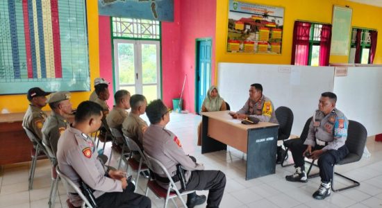 Polsek dan Pemerintah Mangoli Timur Sula Sinergi Jaga Kamtibmas Selama Lebaran