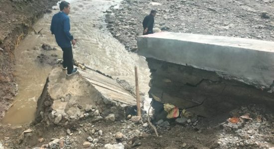 Talud Baleha Jebol, BPBD Sula Desak Kontraktor Segera Perbaiki