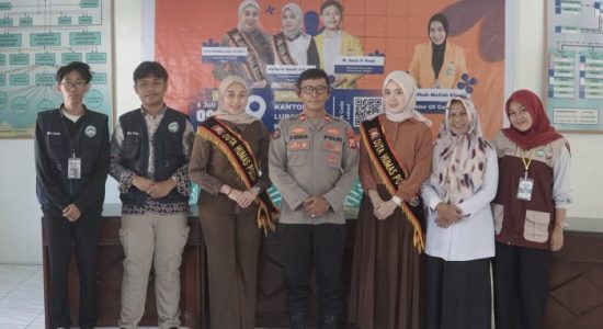 Duta Humas Polda Maluku Utara dan Mahasiswa KKN Unkhair Edukasi Bijak Bermedsos