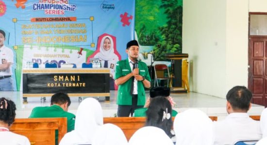 GP Ansor Maluku Utara Sambangi Sekolah, Ajak Pelajar Isi Kemerdekaan dengan Karya