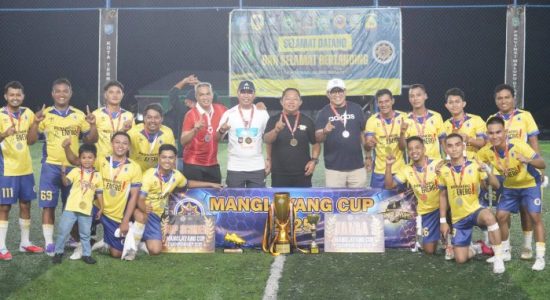 Rizal Marsaoly Antar IKAPTK Ternate Juara Manglayang Cup 2025
