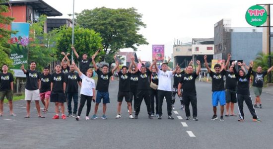 Sinergi Bajaka dan Pers Kota Peduli Warga Korban Banjir Halmahera Barat