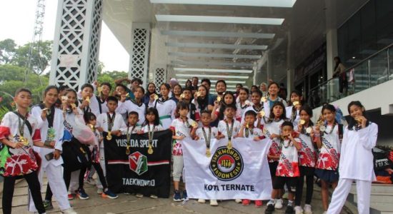 Atlet Taekwondo Yuseda yang Dilepas Sekda Rizal Sukses Bikin Bangga Ternate di Makassar