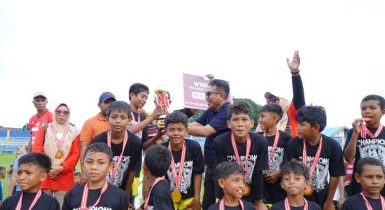 SDN Tuguiha Bikin Kejutan di Turnamen Sepak Bola Piala Wali Kota Tidore 2025