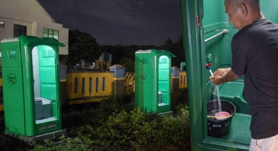 Dinas PU Maluku Utara Sediakan Toilet Portable di Kampong Ramadhan Taman Sultan Tidore