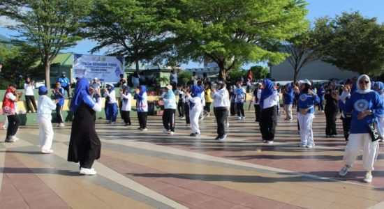 PORSI Malut Bikin Kejutan! Senam Serentak Nasional Dimulai dari Landmark Ternate