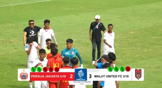 Malut United U-18 Juara EPA, Erlangga Jadi Mimpi Buruk Persija
