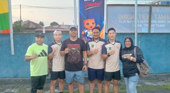 Tenis Lapangan Sula Bidik Emas, Tiket Final Porprov Berhasil Diamankan