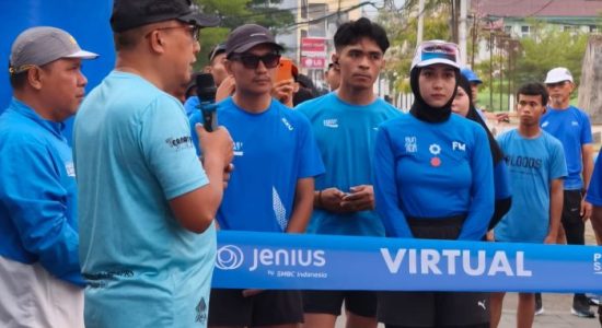 Wali Kota Tauhid Lepas Ratusan Peserta Virtual Run, Dorong Sport Tourism