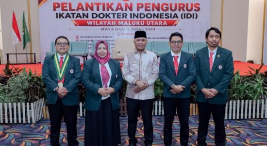 Pelantikan IDI, Wawali Nasri Dorong Sinergi Perkuat Pelayanan Kesehatan