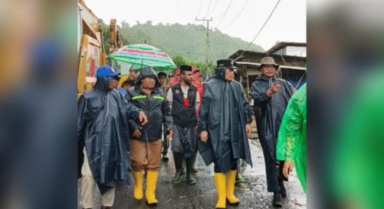 Wagub Sarbin Pastikan Penanganan Banjir Halmahera Barat Cepat dan Efektif