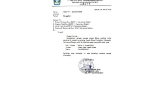 Dikbud Halmahera Selatan Panggil Empat Guru PPPK, Ini Penyebabnya