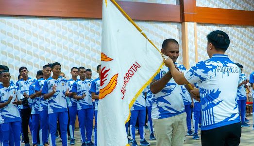 Kontingen Porprov Morotai Resmi Dilepas Wabup Rio, Targetkan Prestasi Terbaik