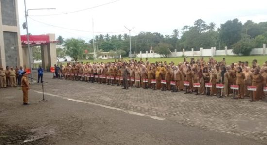 Bupati Rusli Tegur ASN dan PPPK Soal Disiplin Kerja