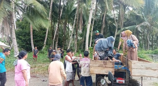 Perjuangan Ibu Hamil di Halmahera Selatan, Terjebak Banjir Saat Dirujuk ke Puskesmas