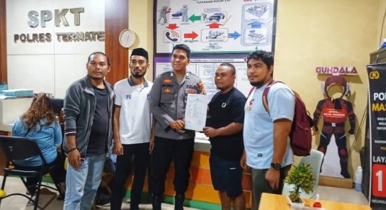 Bos dan Oknum Official Malut United Dipolisikan Gegara Intimidasi Wartawan Ternate di GKR