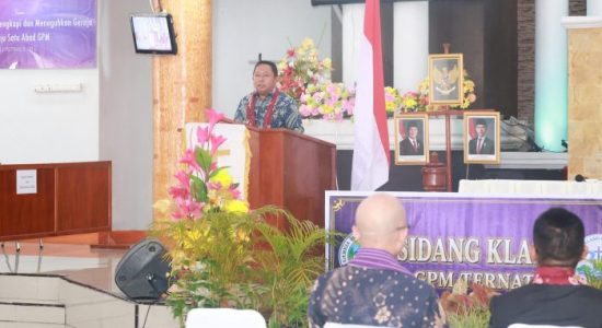 Hadiri Sidang Klasis ke-38 GPM Ternate, Sekda Rizal Dorong Sinergi Pelayanan