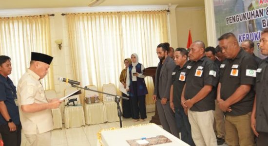 Kukuhkan Pengurus KSL Maluku Utara, Wagub Dorong Penguatan Koordinasi Transportasi