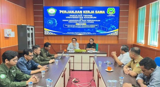 Dikbud Maluku Utara dan Unkhair Percepat Digitalisasi Pembelajaran di Sekolah