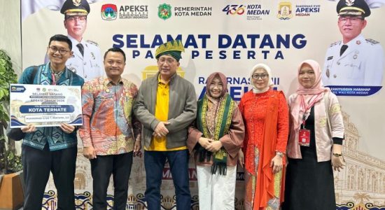 Wali Kota Ternate Hadiri Rakernas APEKSI di Medan, Perkuat Inovasi dan Pelayanan Publik