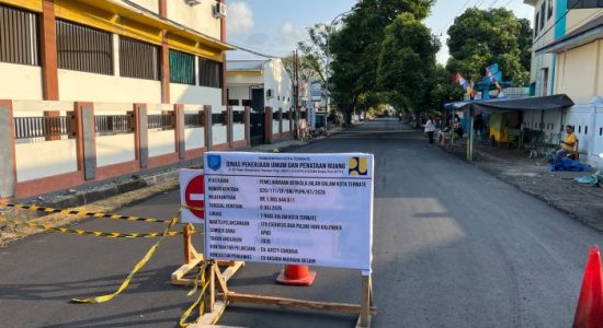 Pemkot Ternate Pacu Pemeliharaan Jalan, Progres Sudah 74 Persen