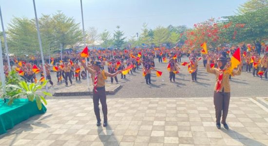 Ribuan Pramuka Morotai Tampil Memukau Lewat Simaphore Dance