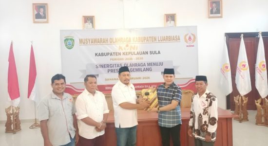 Kamarudin Nahkodai KONI Sula, Fokus Benahi Organisasi dan Targetkan Prestasi Porprov