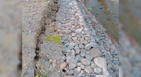 Proyek Bronjong Rp3,5 Miliar di Jojame Halmahera Selatan Nyaris Ambruk