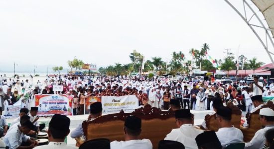 Semarak Pawai Tahrib Sambut Ramadan 2026 di Halmahera Selatan