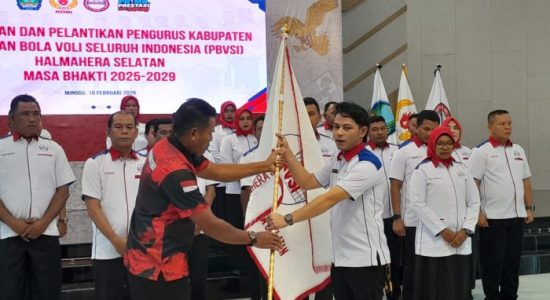 Rifaldy Abae Resmi Pimpin PBVSI Halmahera Selatan, Target Emas Porprov 2026