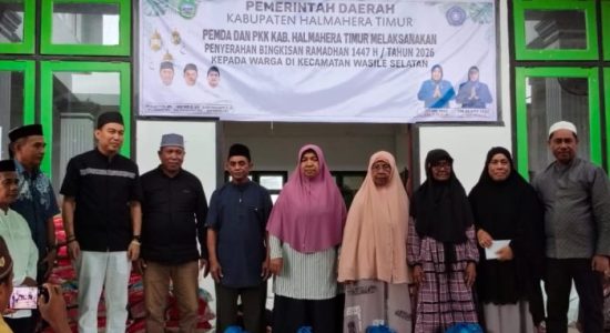 Gelar Safari Ramadhan, Pemda Halmahera Timur Salurkan 250 Paket Sembako untuk Warga