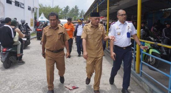 Wagub Sarbin Cek Posko Lebaran di Ternate, Dukung Petugas Siaga