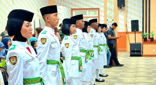 Dikukuhkan Wabup Rio, Puluhan Paskibraka Morotai Siap Kibarkan Merah Putih