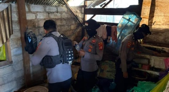 Tekan Angka Kriminal, Polsek Siap Gela Rutin Razia Miras di Taliabu