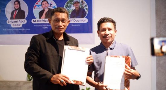 Teken MoU, KI dan AMSI Maluku Utara Satukan Langkah Kawal Keterbukaan Informasi