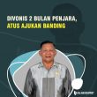 Divonis 2 Bulan Penjara, Atus Ajukan Banding