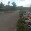 Sampah Berserakan di Kota Weda, Halmahera Tengah