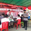 Ratusan Warga Ikut Vaksinasi yang Dilaksanakan Brimob Polda Maluku Utara