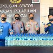 Ratusan Botol Miras Digagalkan Polsek Kawasan Pelabuhan A Yani Ternate