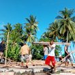 Melihat Warga Tegono di Pulau Makian Gotong Royong Bakti Sosial