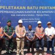 Harita Nickel Biayai Pembangunan Kantor Kecamatan Obi Halmahera Selatan 