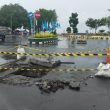 Bongkar Drainase di Depan Kantor Wali Kota Ternate, Rus’an Sebut Tak Ada Biaya Apapun