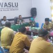 Bawaslu Morotai Koordinasi Penertiban Alat Peraga Kampanye