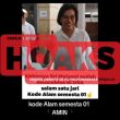[HOAKS] Sri Mulyani Mencoblos di Amerika Serikat dan Beri Salam Satu Jari