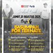 Komunitas Bajaka Gelar ‘Basumpah for Ternate’, Meriahkan HUT ke-80 RI