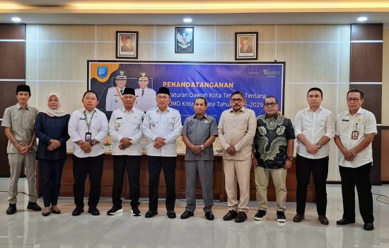 Resmi Ditetapkan, Wali Kota Ternate: OPD Jadi Kunci Sukses RPJMD 2025–2029