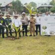 Sinergi Ketahanan Pangan, Lapas Labuha Halmahera Selatan Gelar Penanaman Kelapa Massal